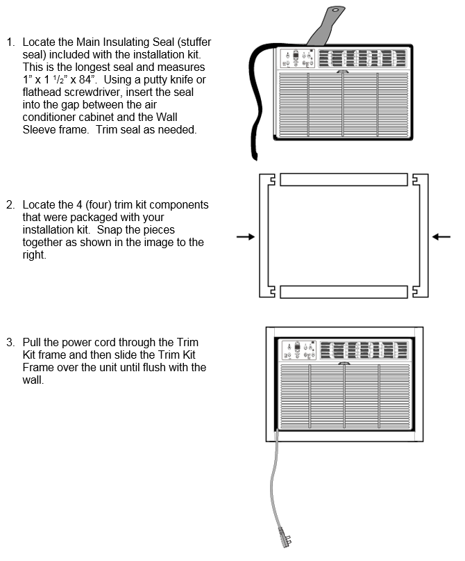 How Do I Install My Through The Wall Air Conditioner Edgestar - How To Install A Wall Air Conditioner